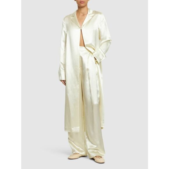 LOULOU STUDIO Pants - LOULOU STUDIO - Vione Silk Blend Pants M